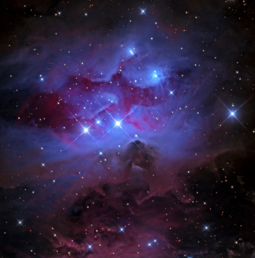 Reflections on the 1970s NGC 1977, NGC 1975, and NGC 1973. js