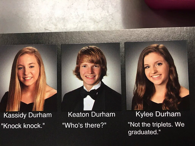 pr1nceshawn:    Kids Who Knocked It Out Of The Park With Their Senior Yearbook Quotes.