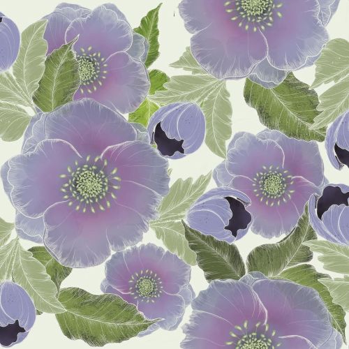 Pattern hellebore. Inspired by @commonfarmflowers tutorial on conditioning hellebores #theydrawandga