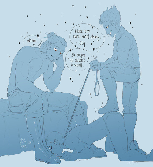 jaspurrlock: Noya: Make ‘em nice and shiny, dog… So eager to debase himself&hellip