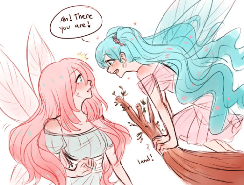 more negitoro fairy!AU  (´ ▽｀)♡ miku go away 