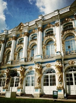 tzarevitch:  Facade of Catherine’s Palace