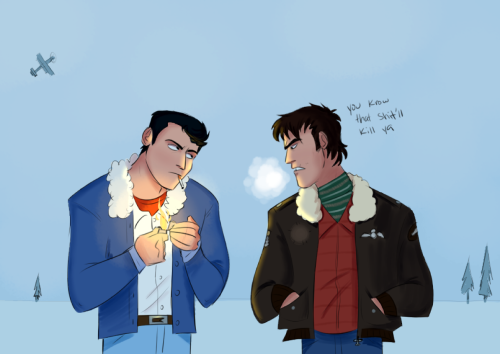 some young Ts and Ms i drew last year, ive been missing my gtav boys lately