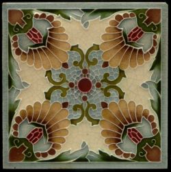mademoisellearielle:Art Nouveau tile