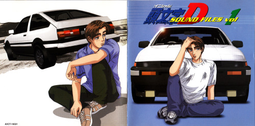 I was looking at the initial D super Eurobeat albums and the artwork uses the anime cels and even HD