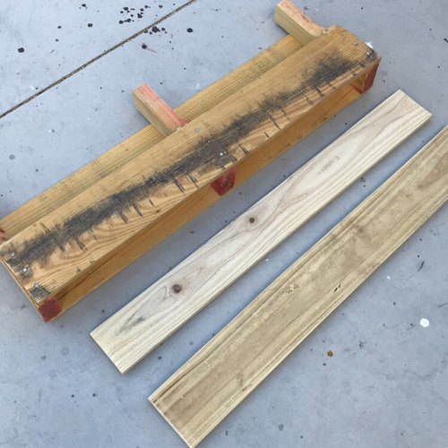 Here’s my finished special order pallet wood project pieces for a customer! So grateful they’re goin