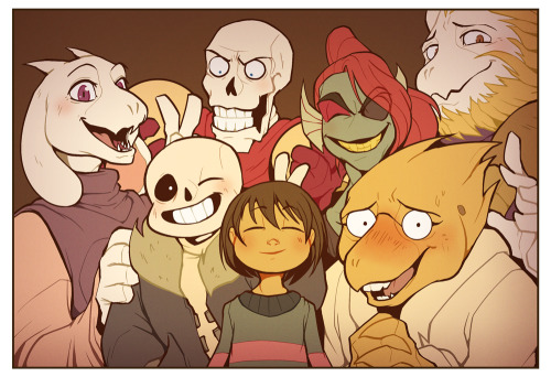 pingagirl:  palidoozy-art:  saw people doing older Frisk, and went "oh man that looks like fun” so I did it. Then I felt like drawing the others, because I enjoy feeling warm feelings sometimes. also I’m a dirty goddamn shipper help me.BONUS