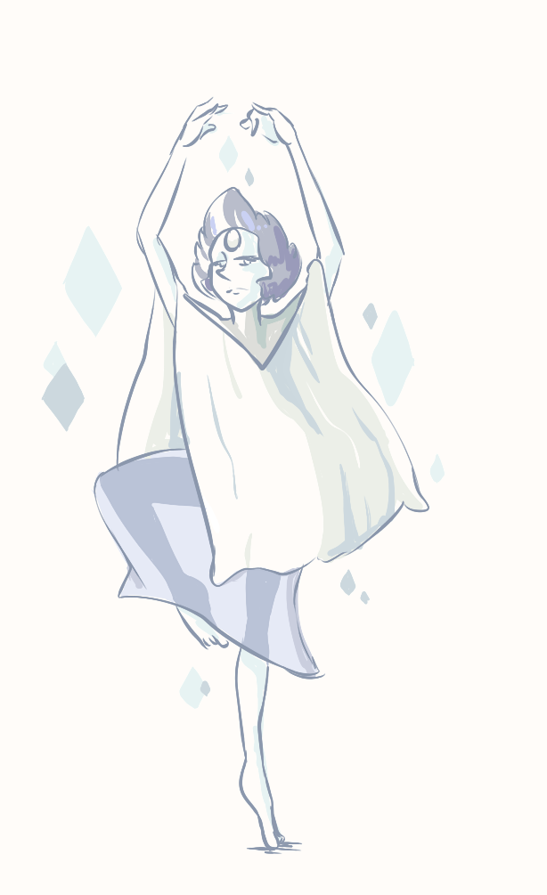 kiba24:  Little sketches of @funkgamut Pearls bc Pearl is my favorite gem ;o; &lt;3