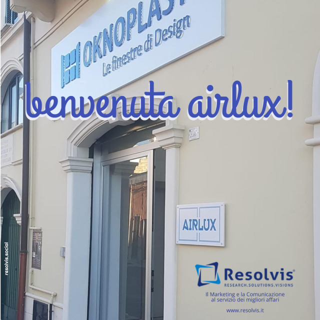 Benvenuta Airlux!Resolvis è lieta di dare il benvenuto tra i suoi clienti ad Airlux, una brillante&#8230;, Resolvis | Marketing | Comunicazione | Matera | Business | Produzione Web | Produzione siti internet | Startup | Innovazione | Ricerca | E-commerce