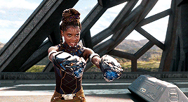 thompsons-tessa:marvel meme - [7/10] characters: Shuri. “The Black Panther lives. And when he fights