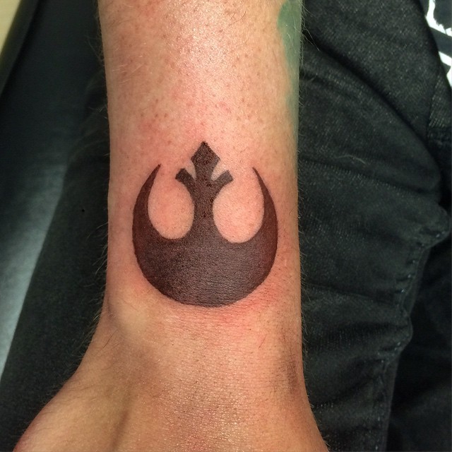 Chuck Bush — Star Wars Rebel Squadron Insignia tattoo on the...