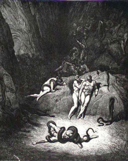cursedwithfire:  Transformation of Agnello - Gustave Doré