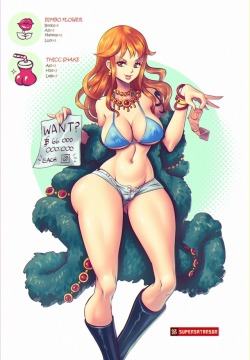 supersatansister:  Sexy Nami making an offer!