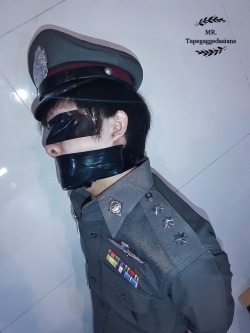 Uniform Bondage Police - Watch Asian police uniform tape gagged bondage edg... - Tumbex