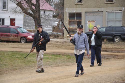 “The people that lived there were very adamant about getting the white supremacists out of town and the white supremacists were very adamant about their rights to democratically take over the government. So there was tenseness between the two...