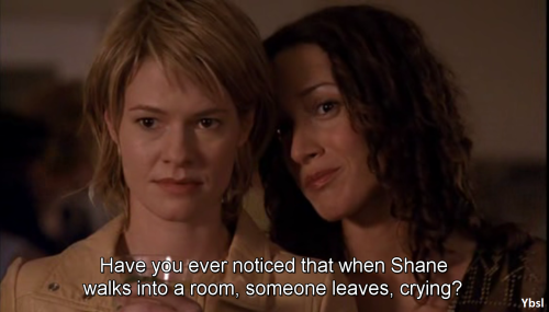 ybsl: The L Word Bette telling us Shane’s Story in the Pilot of the series Ybsl