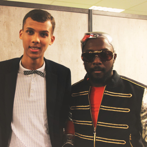 will.i.am and stromae.