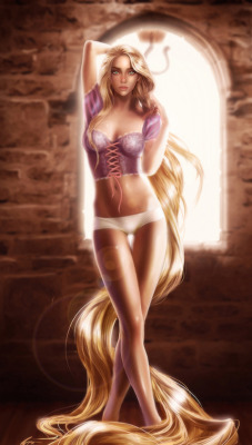 Rapunzel (NSFW Version Available) by AlanVadell