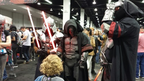 rickrakon: Star Wars Celebration day 2. Just a small number of cosplayers seen (top to bottom): Obi-