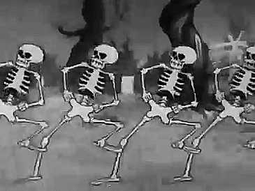an-unconventional-lady:Walt Disney’s Silly Symphony: The Skeleton Dance (August 29, 1929)