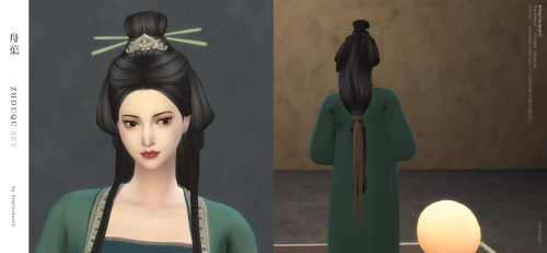 Chinese Hairstyle - Zhouqu Set