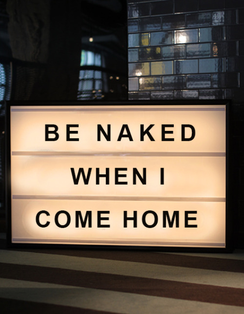 be naked