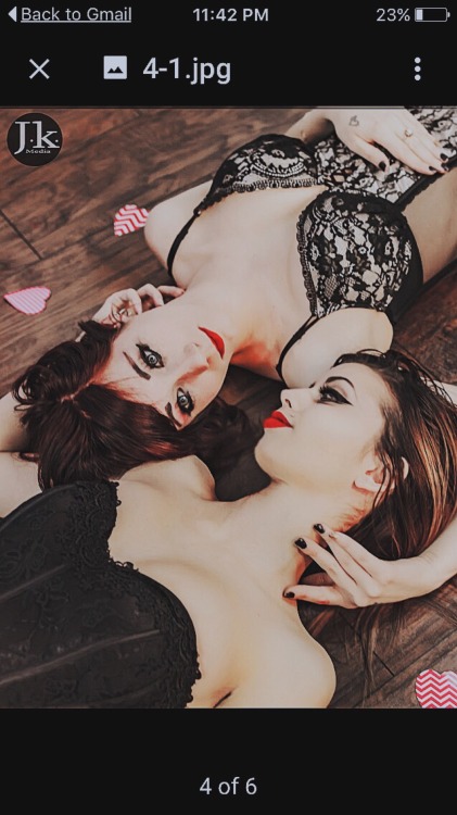 zombiebitme:  My little kitten and I doing an angel shoot from Valentine’s Day  Photos by jkmedia716