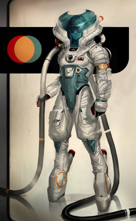 XXX cyberclays:  Space Suits - by Fred Augis photo