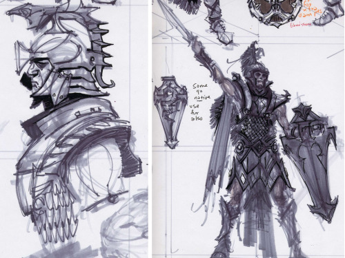 thegamerinallofus: concept art of Skyrim part one of ?