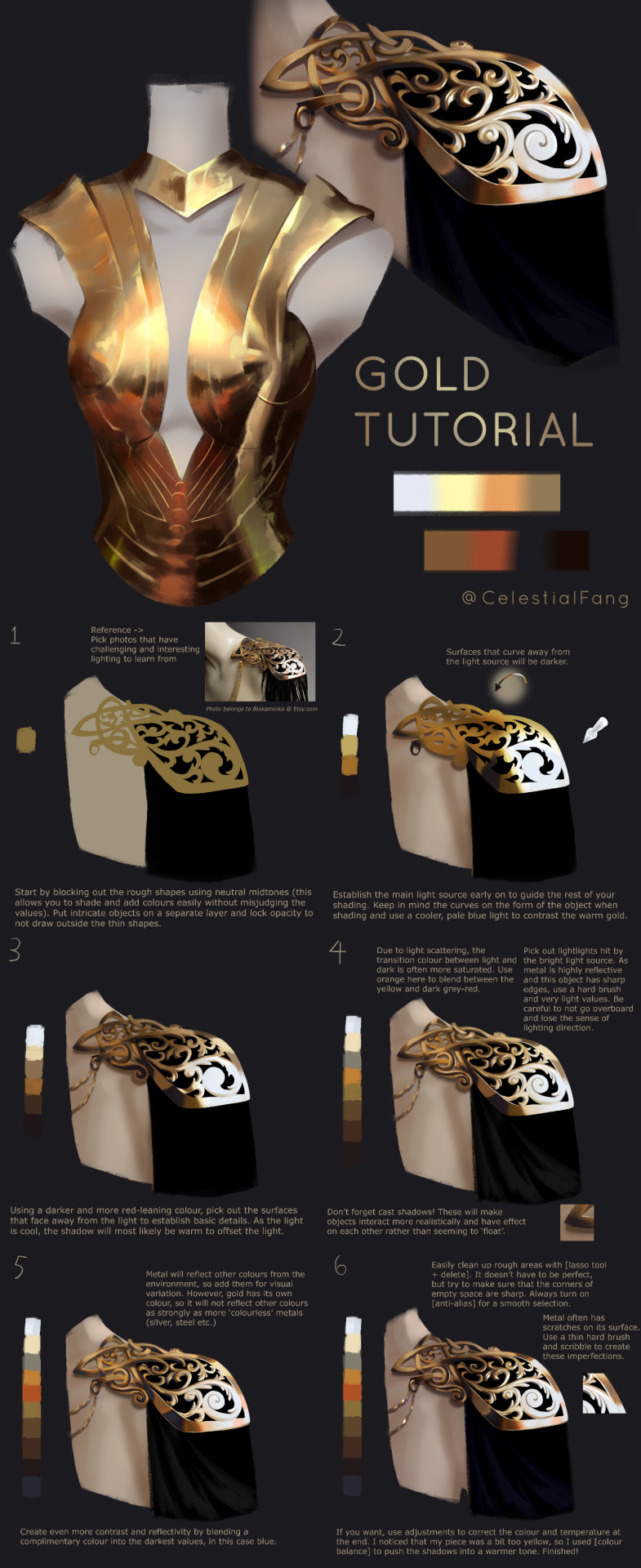 How to make Golden Colour: This tutorial shows you how to create