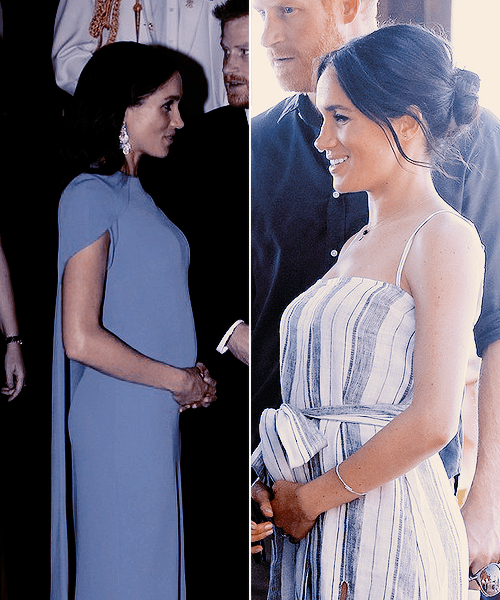 catherineandmeghans: The Duchess of Sussex &amp; Baby Sussex during the Sussex’s Autumn&nb