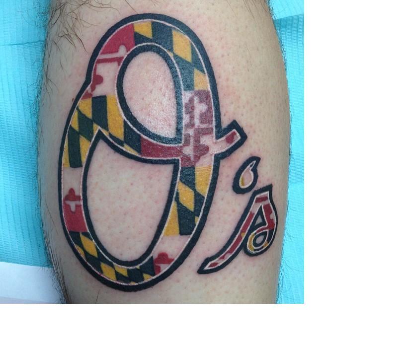 Baltimore Orioles Temporary Tattoos