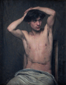 st1mu11:  Half-Nude Model,  Henri-Lucien