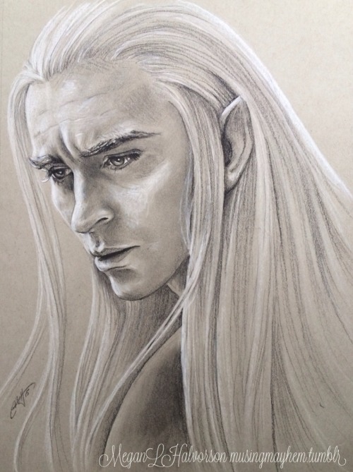 musingmayhem: Thranduil - a quick Sunday sketch