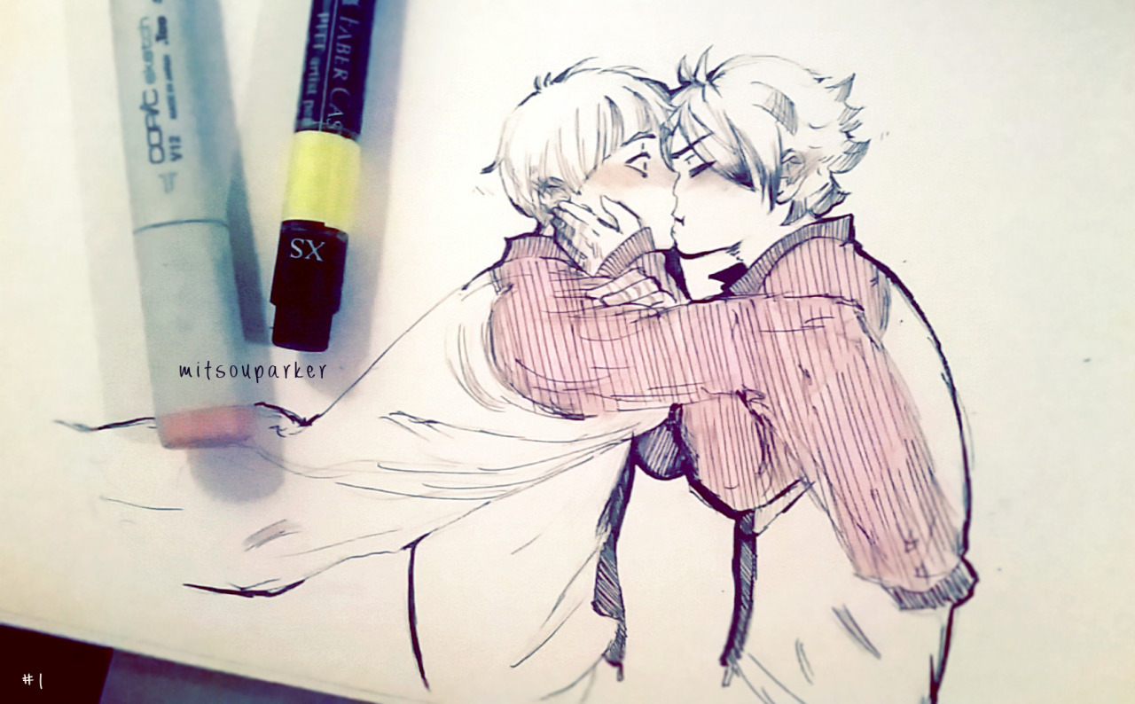 mitsouparker:  inktober day 1 (more sketches on twitter) ~ semishira! after these