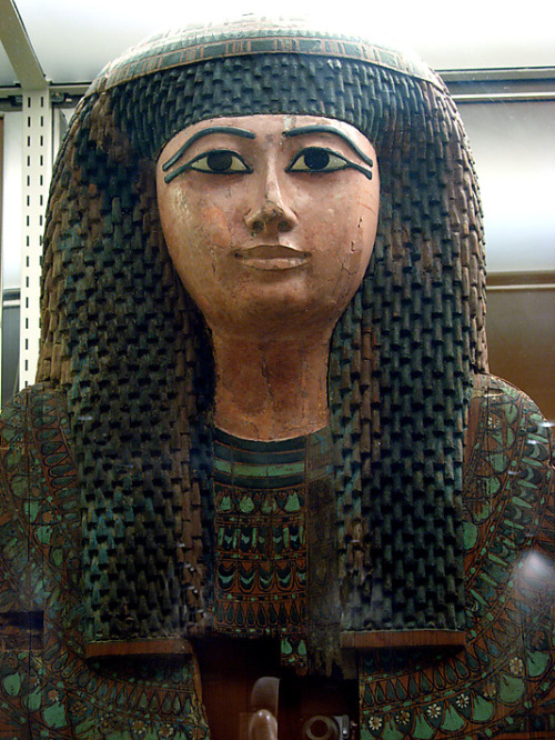 Coffin of the Sistrum-Player of Amun Shebenwen,third intermediate period mid 8th c. B.C.