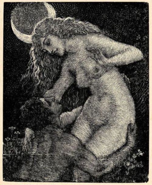 dailiojikalyte:  Thief of the Moon, by Norman Lindsay, c. 1924.   