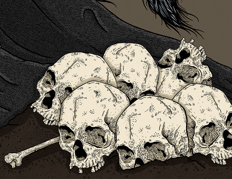 crowkid666:  New Illustration A Dance With Death. www.CrowKid.com 