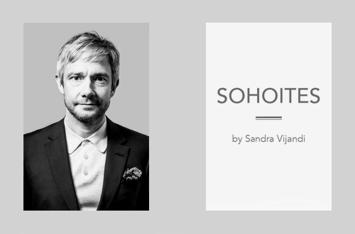 sherlockens: Martin Freeman’s portrait in Sandra Vijandi’s “Sohoites&rdq