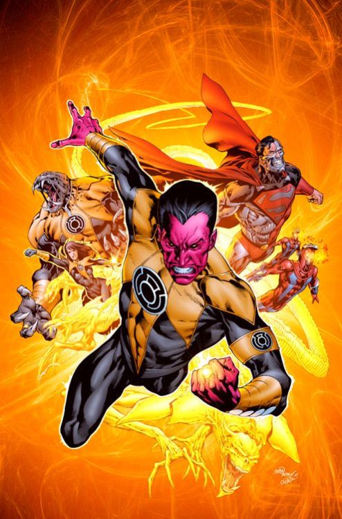 Sinestro Corps & Green Lantern Corps Cover Artwork by Ivan Reis - Oclair Albert - Moose Baumann 