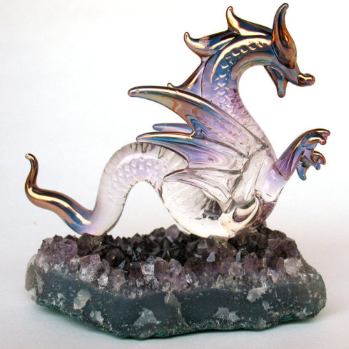 sosuperawesome: Hand Blown Glass and Crystal Sculptures, by Kevin Prochaska on Etsy  See our ‘sculpture’ tag 