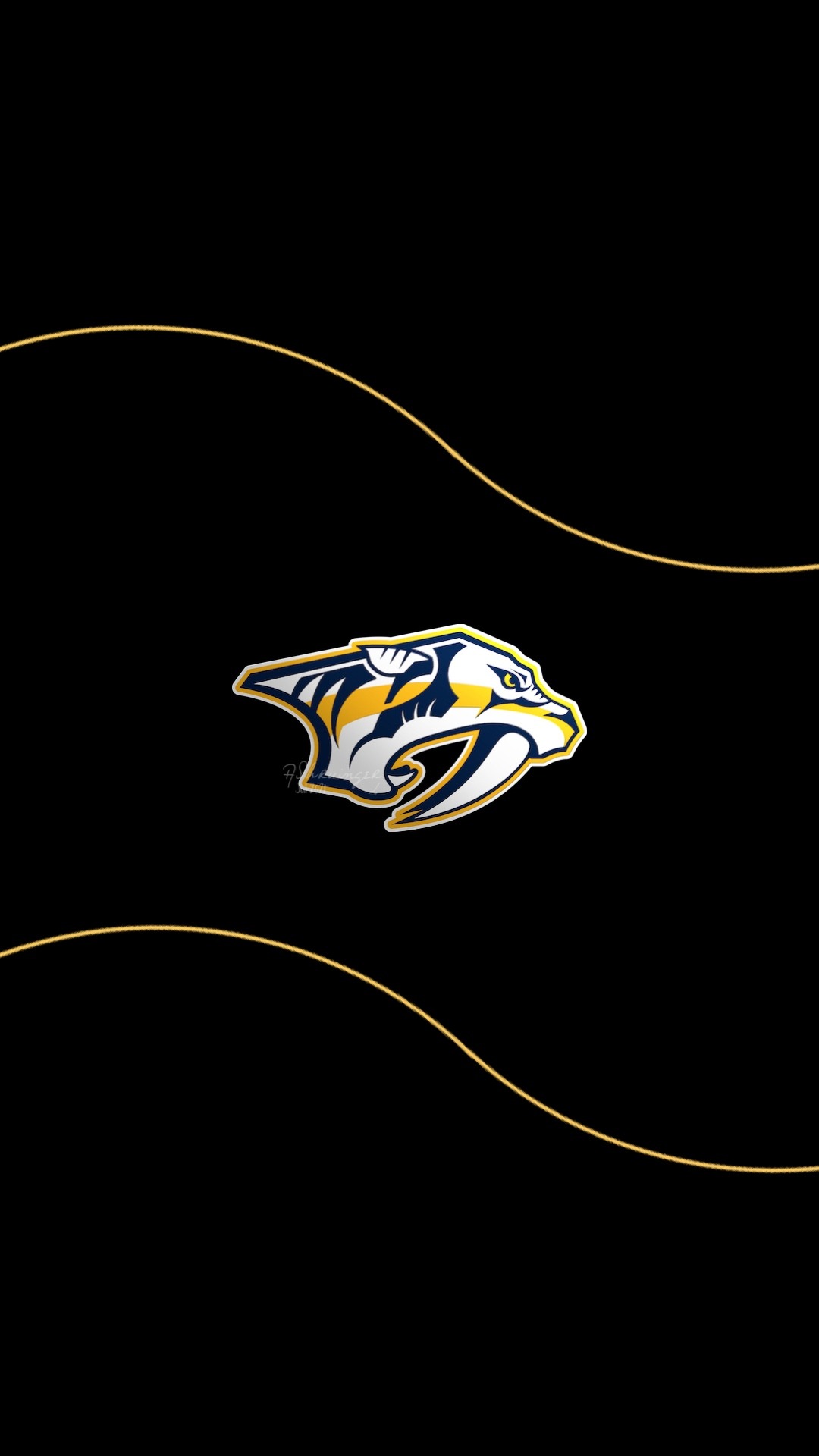 Nashville Predators (NHL) iPhone X/XS/XR/11 PRO Lock Scree…