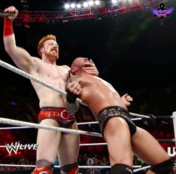 Really enjoyed seeing Randy dominated and stretched out and the look of disbelief that he was being dominated. 