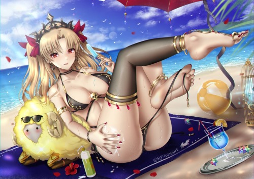 Ereshkigal summer Ryuunehttps://www.pixiv.net/artworks/91247056