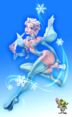 Fairy34Tales:    Elza’s Winter Fun By Randyalien