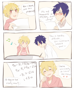 starrien:  ☆ Reigisa Week | Day Seven: Freestyle Wowow thanks for sticking through this whole week with me guys!! My last late and cheesy submission for Reigisa week! Sorry I’m a nerd who likes math related things so I’mma just throw this in. And