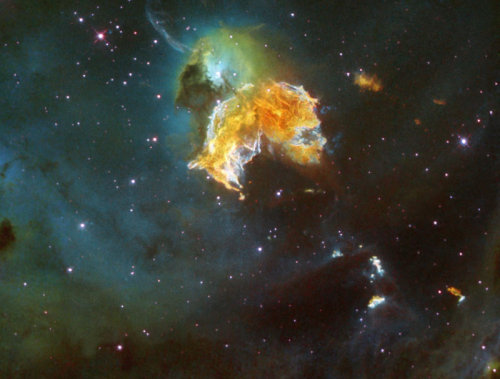 heythereuniverse: Supernova Remnant N 63A Menagerie | Hubble