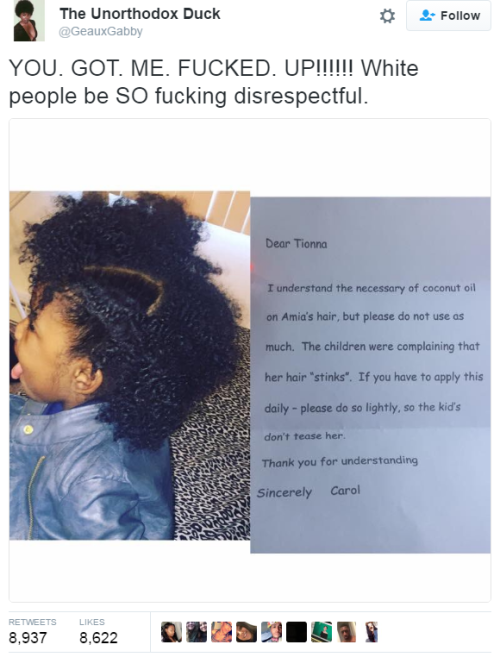 onlyblackgirl: blazeduptequilamonster: They would get the strongest “go fuck yourself ” 