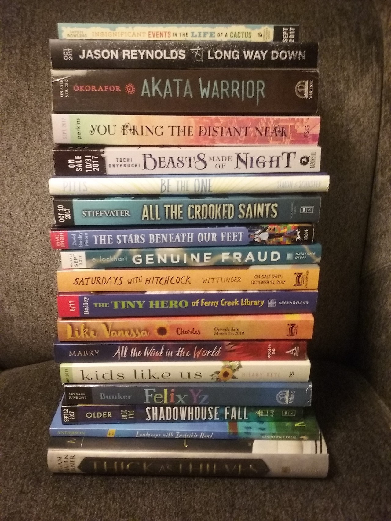 Just a small sampling of some of the kids & YA books we brought back from SLJ’s Day of Dialog and BookExpo 2017! We’re still compiling spreadsheets to share with you (if you’re not already following the NoveList Book Squad, now’s a good time to...