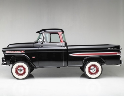 utwo: 1959 CHEVROLET 3100 APACHE PICKUP© barrett jackson